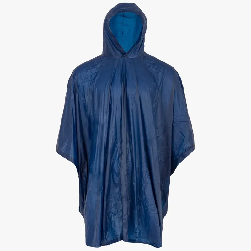 Highlander Peva Lightweight Hooded Poncho in Blue