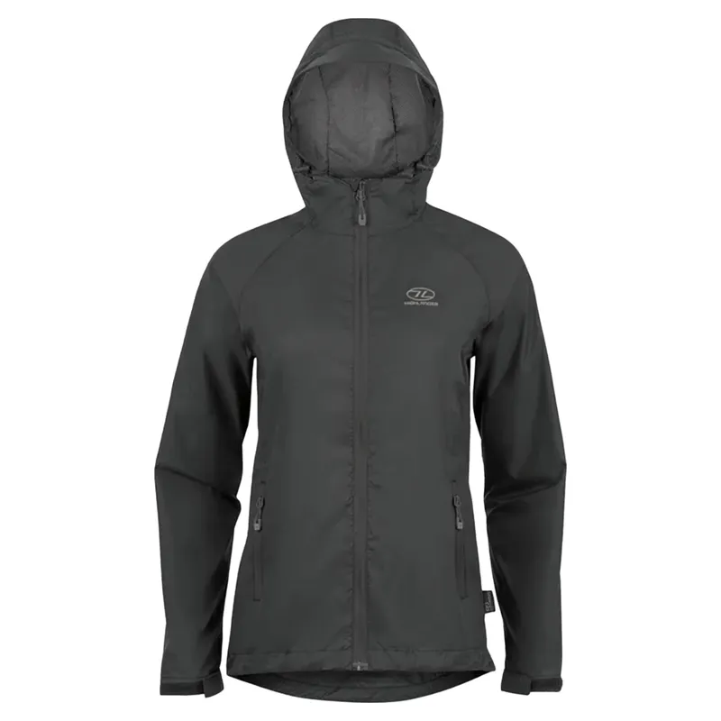 Highlander Stow and Go Packaway Jacket Unisex in Dark Grey