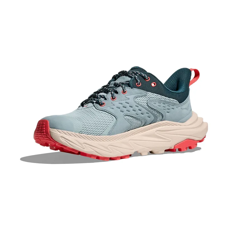 Hoka Anacapa 2 Low GTX Hiking Shoes Womens in Druzy/Dawn Light-2