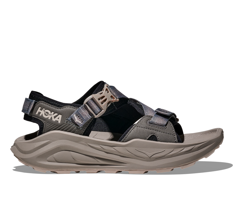Hoka Infini Hike TC Men's Hiking Sandals in Black/Cement