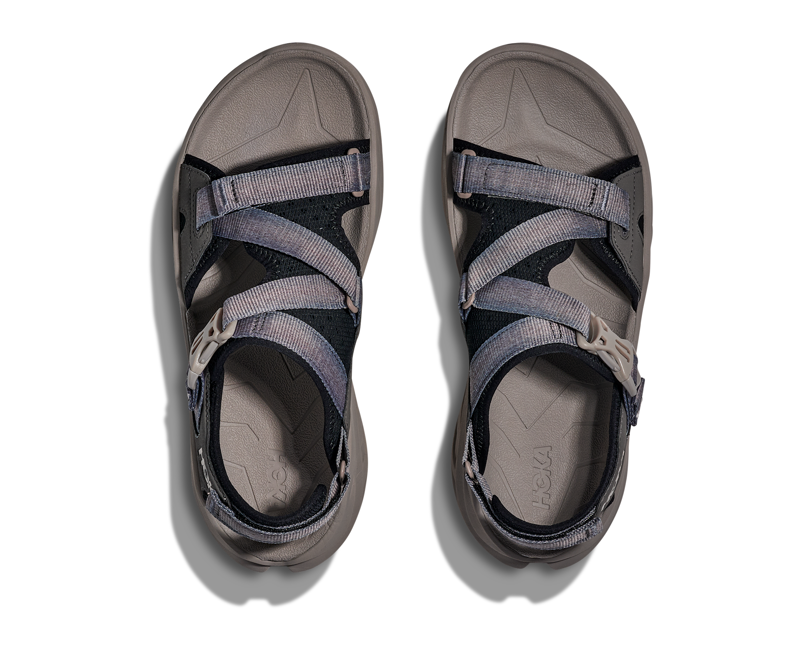 Hoka Infini Hike TC Men's Hiking Sandals in Black/Cement-4