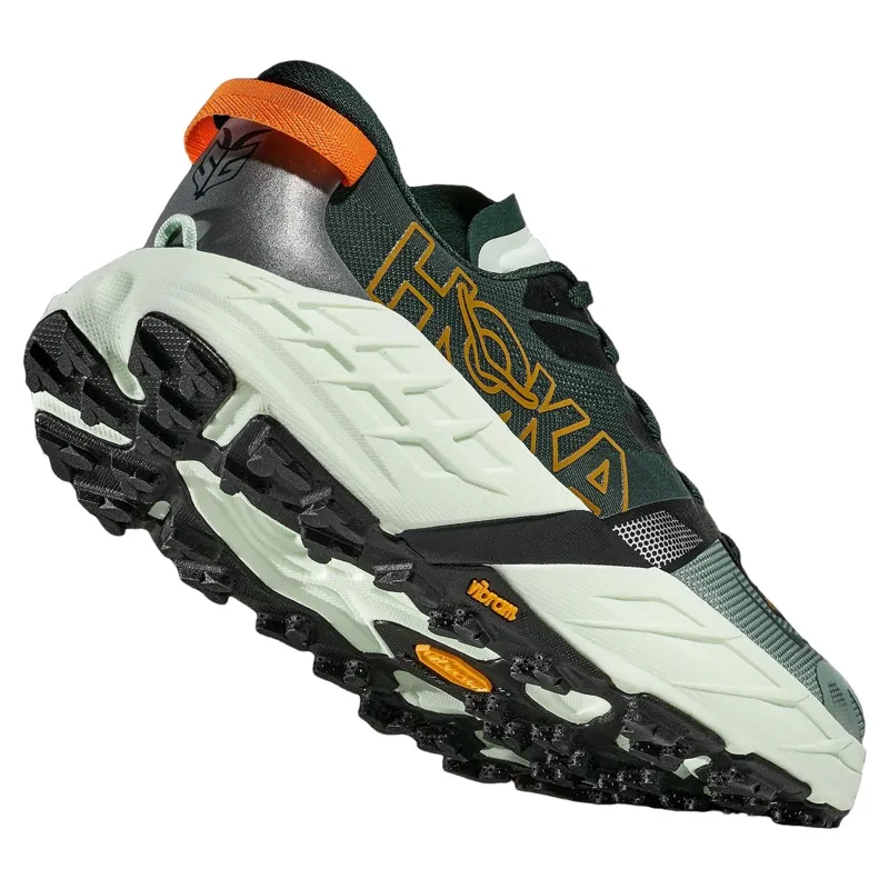 Hoka Speedgoat 7 Trail Running Shoes Mens in Bay Leaf/Sea Glass-2