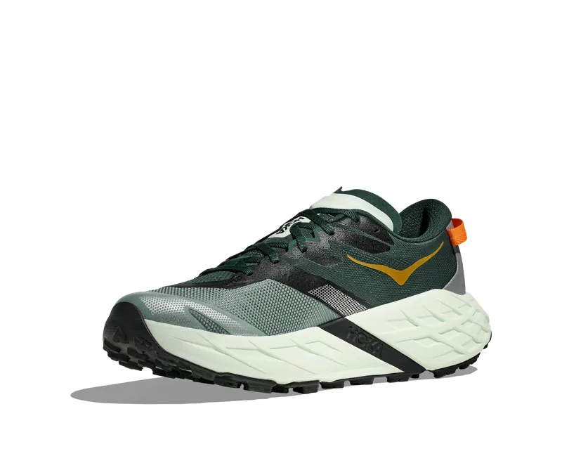 Hoka Speedgoat 7 Trail Running Shoes Mens in Bay Leaf/Sea Glass-3