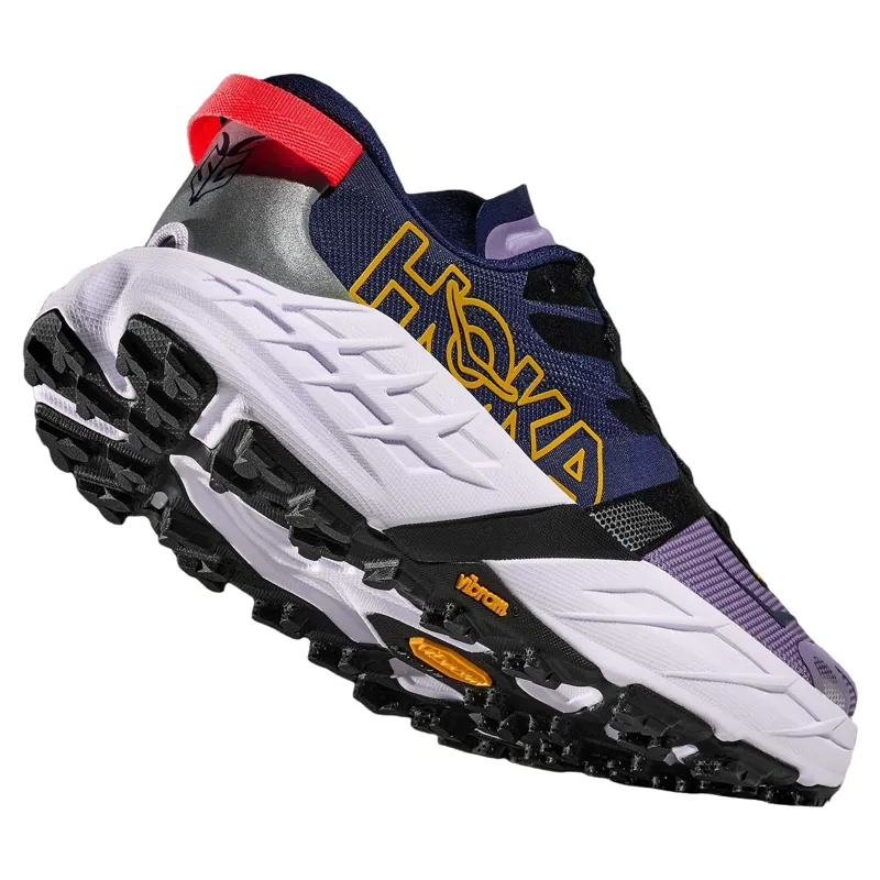 Hoka Speedgoat 7 Trail Shoes Womens in Berry Jam/Starlight Glow-2