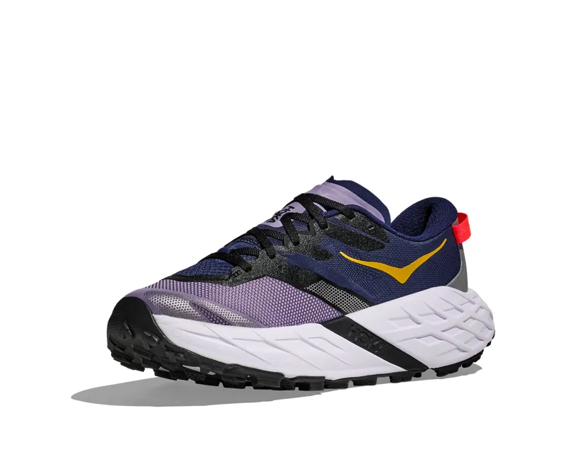 Hoka Speedgoat 7 Trail Shoes Womens in Berry Jam/Starlight Glow-3