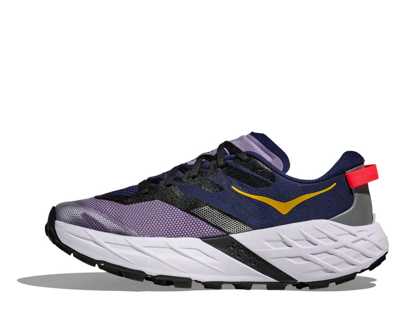 Hoka Speedgoat 7 Trail Shoes Womens in Berry Jam/Starlight Glow-5