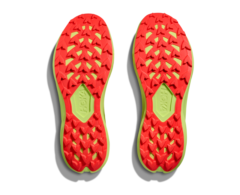 Hoka Zinal 3 Trail Running Shoes Mens in Squid Ink/Neon Yuzu-1