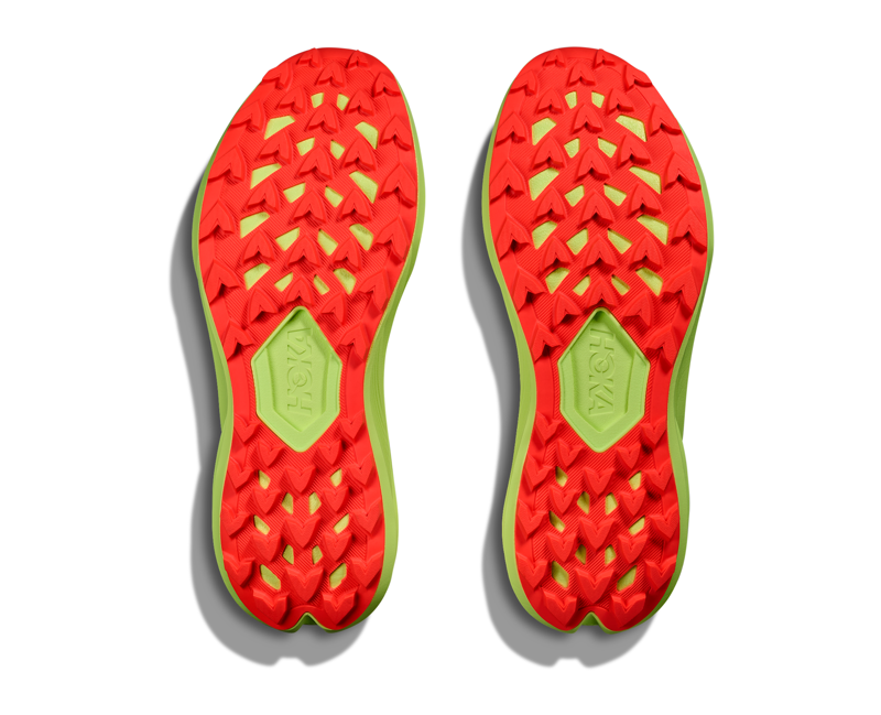 Hoka Zinal 3 Trail Running Shoes Womens in Squid Ink/Neon Yuzu-1
