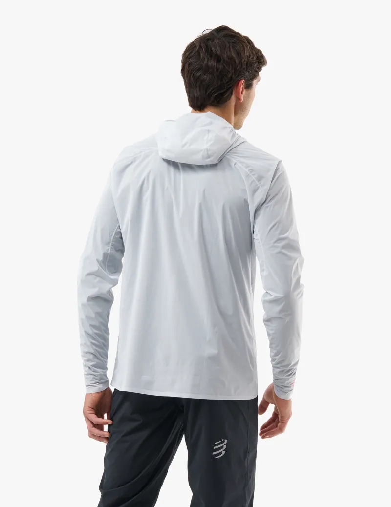 CompresSport Hurricane Waterproof 10/10 Jacket Unisex in Grey Dawn-1
