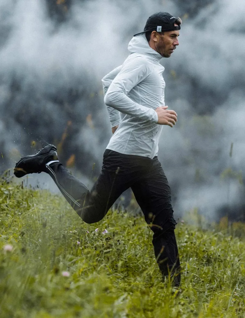 CompresSport Hurricane Waterproof 10/10 Jacket Unisex in Grey Dawn-6