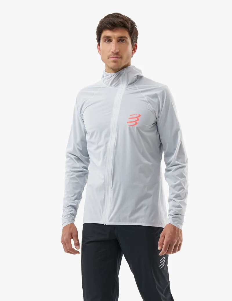 CompresSport Hurricane Waterproof 10/10 Jacket Unisex in Grey Dawn