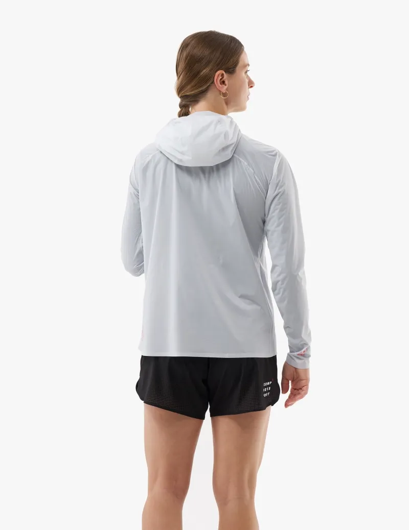 CompresSport Hurricane Waterproof 10/10 Jacket Womens in Grey Dawn-1