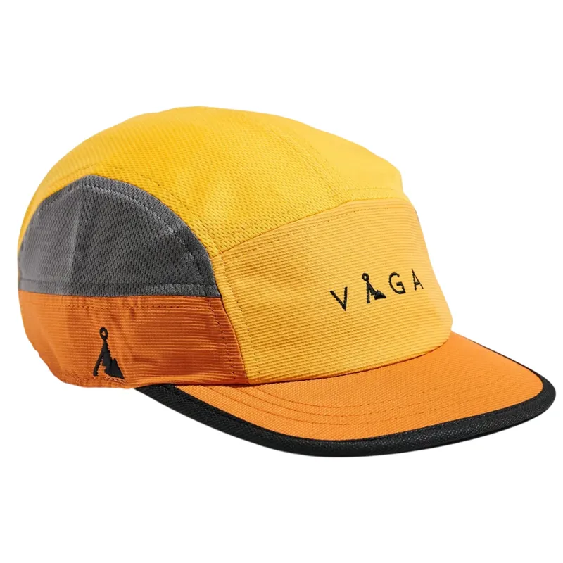 Vaga Club Running Cap in Yellow/Amber/Charcoal-1