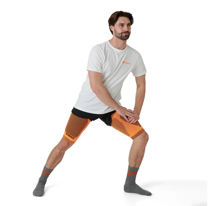 Bearhug Thigh Compression Support Sleeve in Orange-4