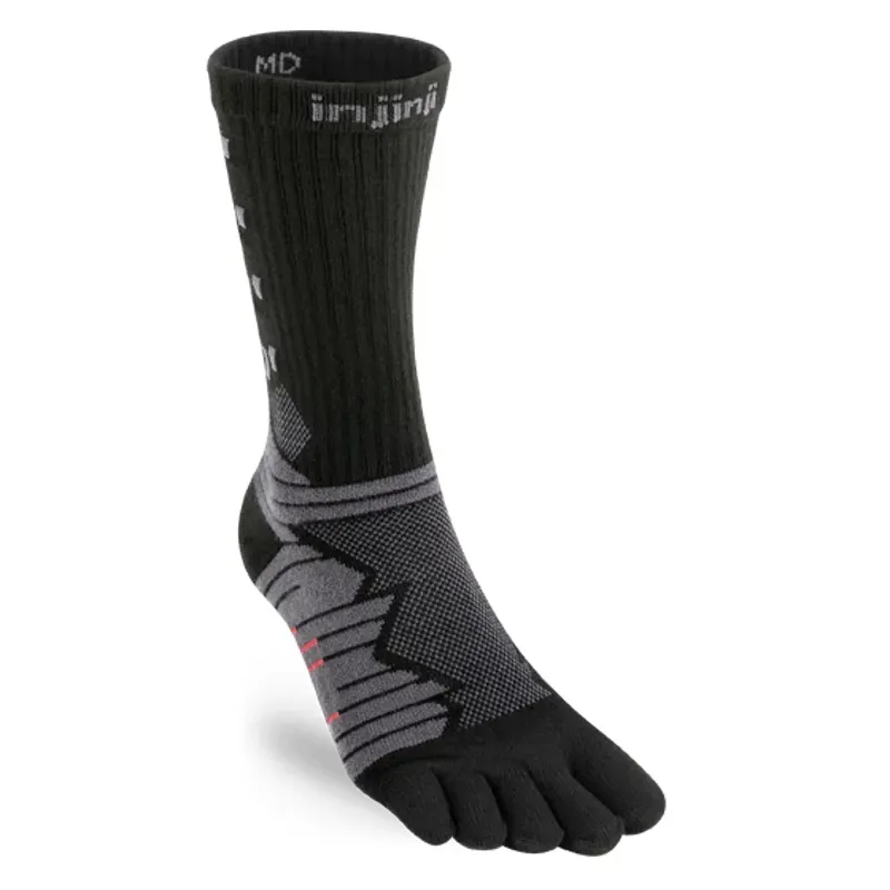 Injinji Ultra Run Crew Unisex in Obsidian-1