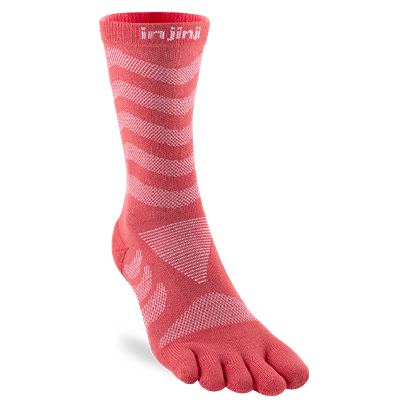Injinji Ultra Run Crew Women's in Coral-1