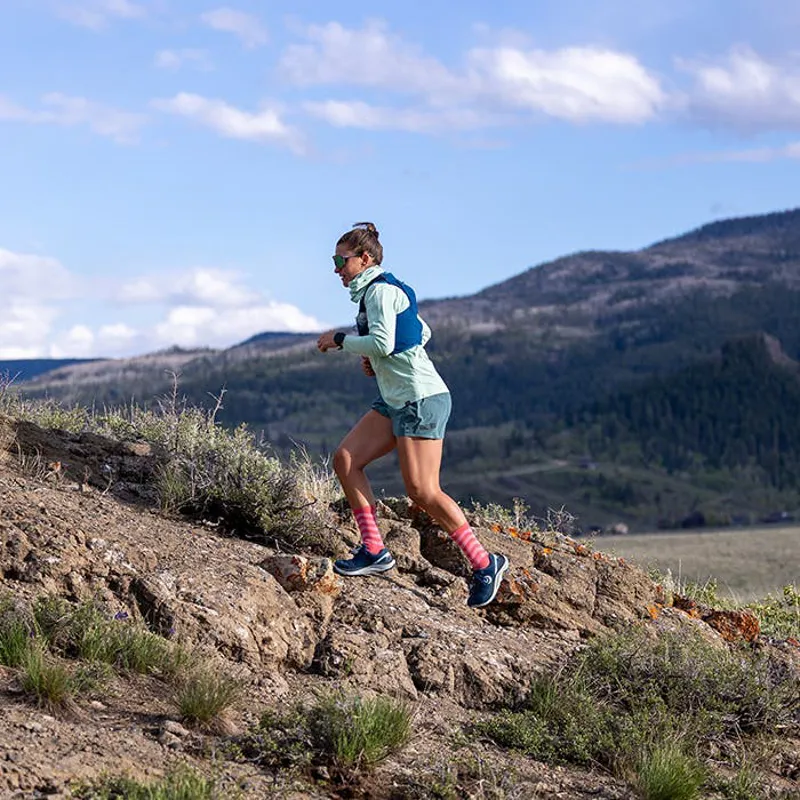 Injinji Ultra Run Crew Women's in Coral-3