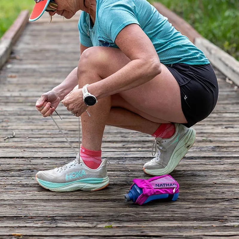 Injinji Ultra Run Mini Crew Women's in Coral-3