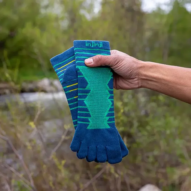 Injinji Ultra Run Mini Crew Women's in Poseidon-2