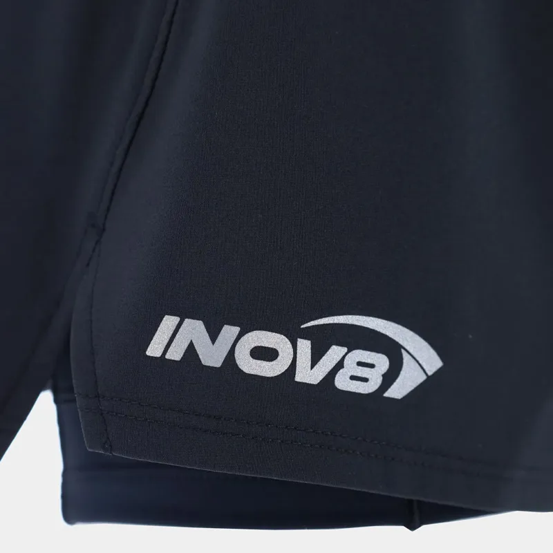 Inov8 Airlite 2in1 Running Short Womens in Black-3