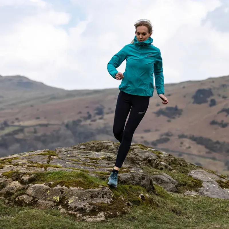 Inov8 Stormshell V2 FZ Waterproof Running Jacket Womens in Blue-11