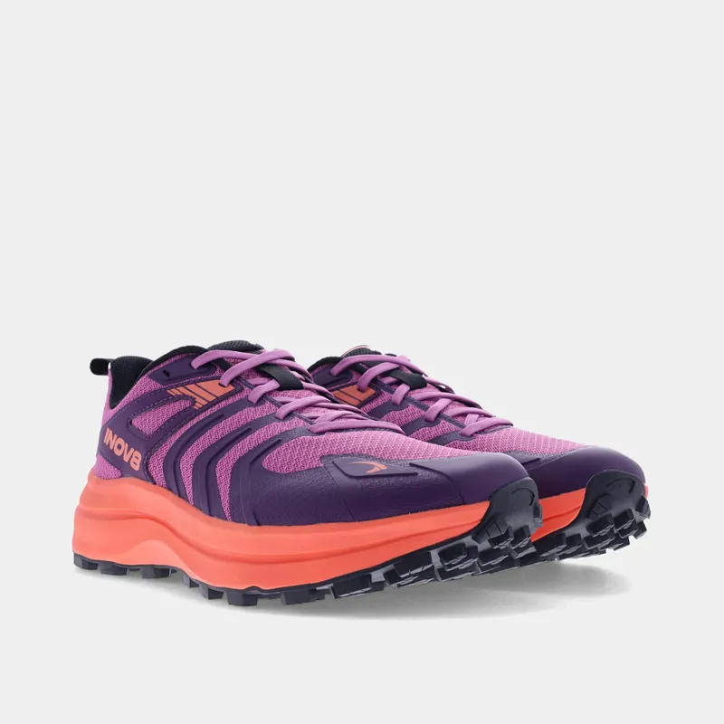 Inov8 TrailTalon Max Trail Running Shoes Womens in Purple/Coral-2