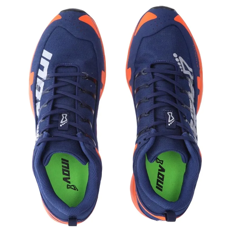 Inov8 X-Talon 212 Kids Shoe in Blue/Orange-5