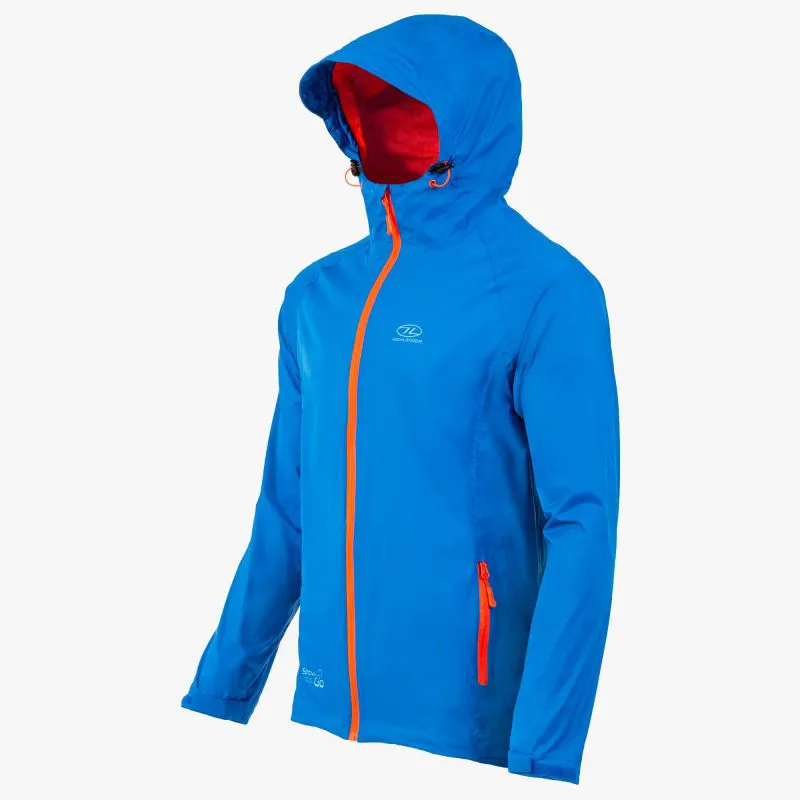 Highlander Stow and Go Packaway Jacket Unisex in Blue-1