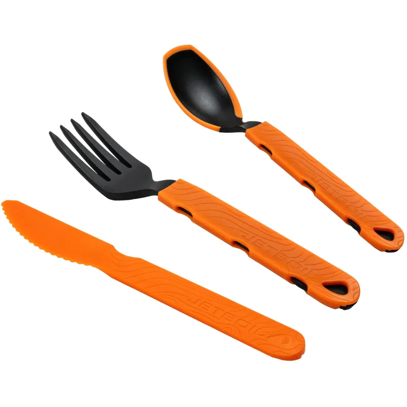 Jetboil Trailware Camping Cutlery in Orange