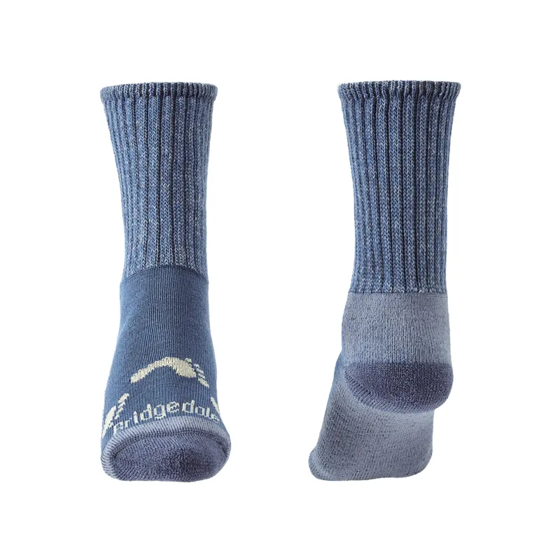 Bridgedale All Season Merino Comfort Boot Junior Socks in Storm Blue-1
