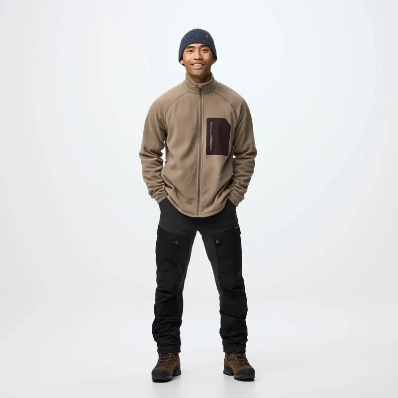 Fjallraven Kaipak Fleece Mens in Black/Black-7