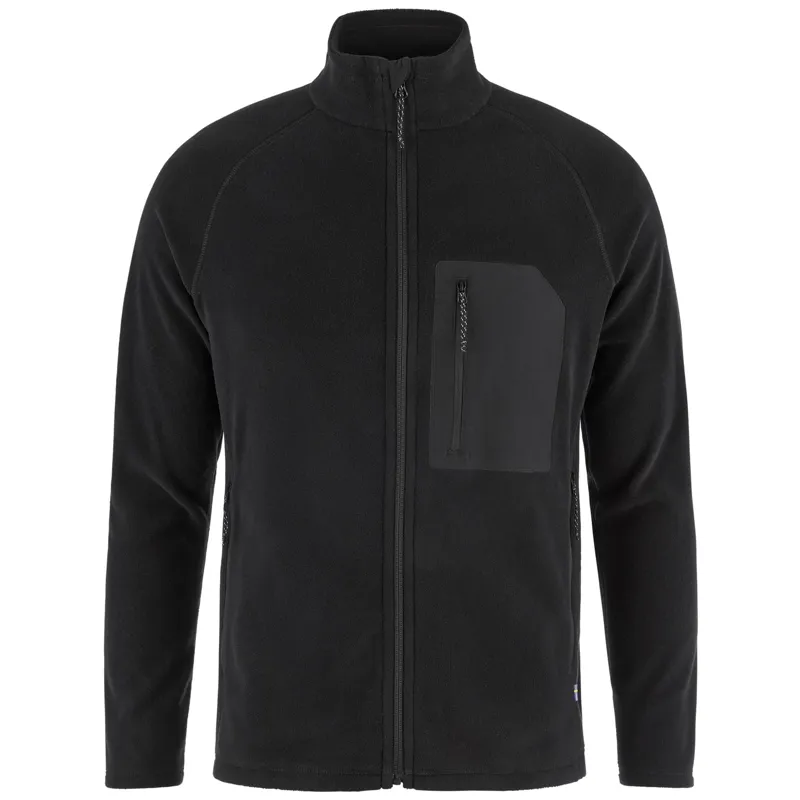 Fjallraven Kaipak Fleece Mens in Black/Black