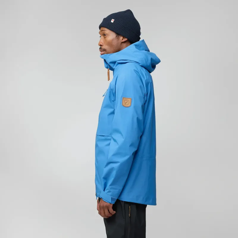 Fjallraven Keb GTX Jacket Mens in UN Blue-4