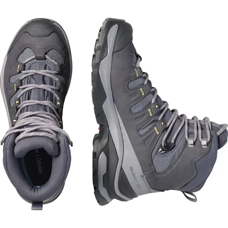 Salomon Quest 5 GTX Hiking Boots Womens in Nine Iron/Excalibur/Endive-5