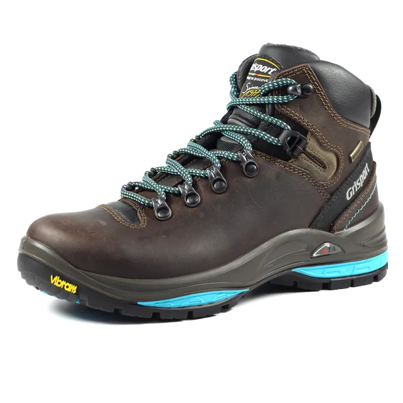 Grisport Lady Glide Leather Walking Boot in Brown-1