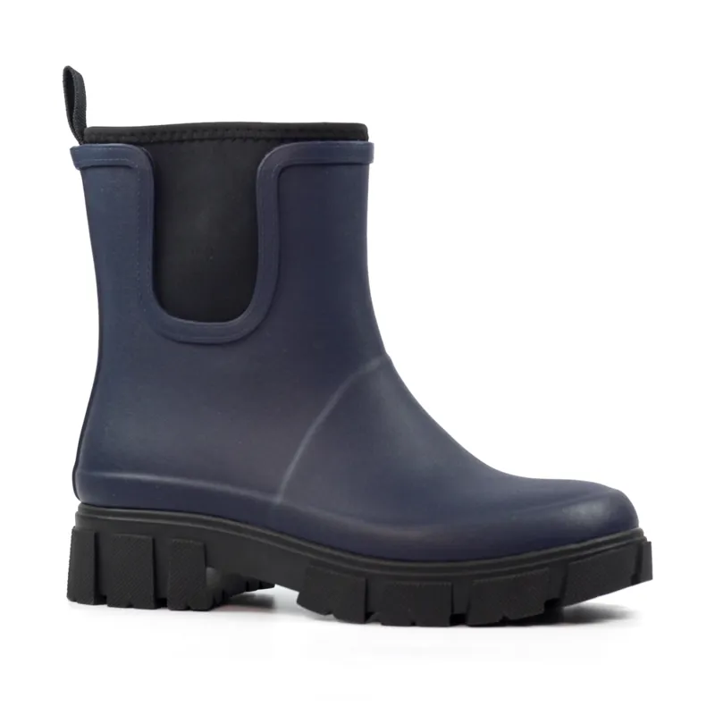 Lazy Dogz Lake Ankle Wellington in Blue-1