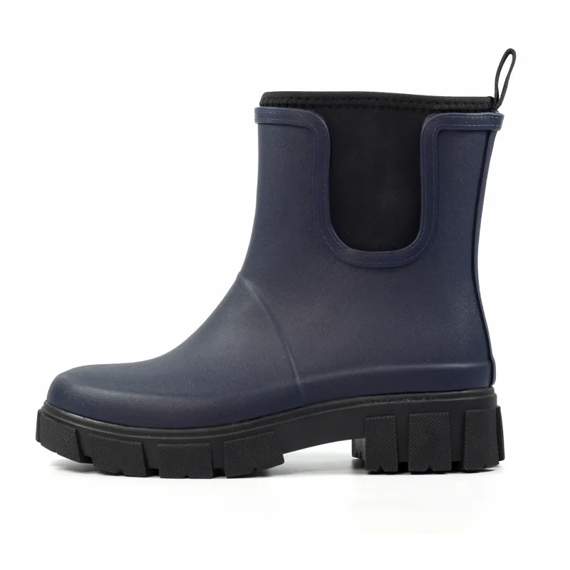 Lazy Dogz Lake Ankle Wellington in Blue-2