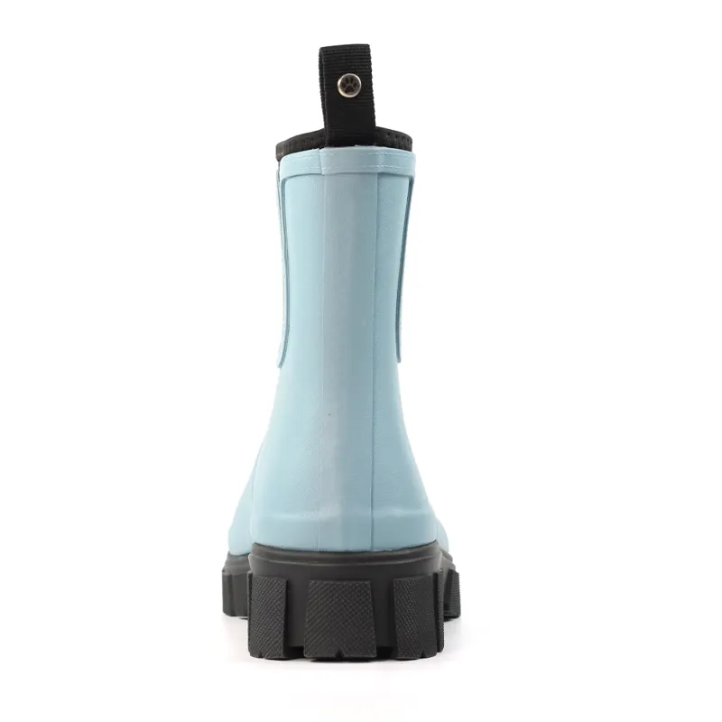 Lzy Dogz Lake Ankle Wellington Womens in Pale Blue-3