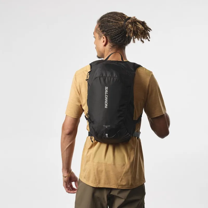 Salomon Trailblazer 10 Backpack 10L in Black/Alloy-5