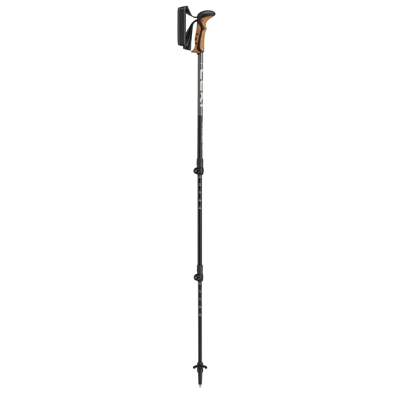 Leki Khumbu Lite Trekking Poles in Black/Pale Clay Light/Anthracite-1