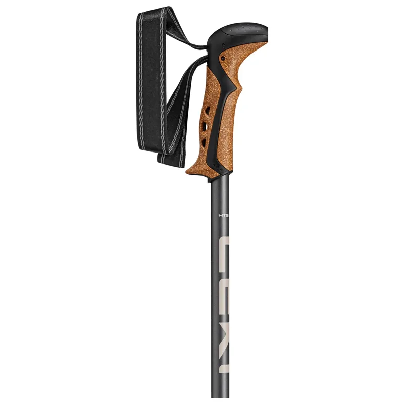 Leki Khumbu Lite Trekking Poles in Black/Pale Clay Light/Anthracite-2