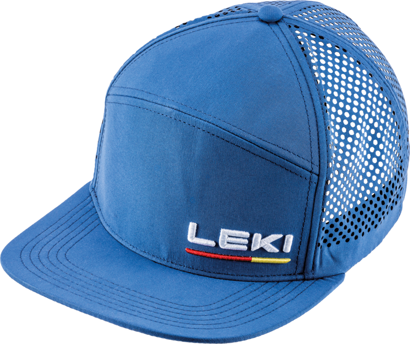 Leki Logo Mesh Cap in Black