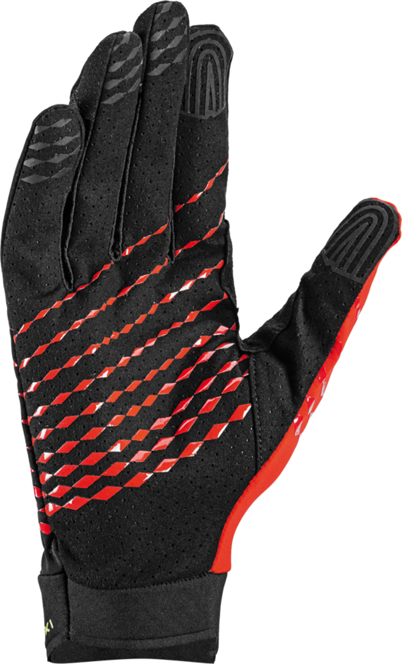 Leki Ultra Trail Breeze in Black/Red/Neon Yellow-1