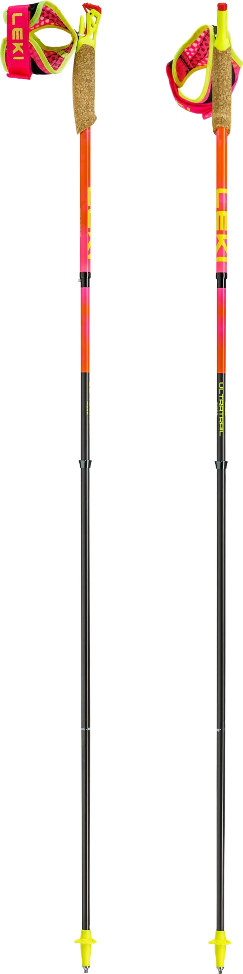Leki Ultratrail FX.One Superlite Trail Running Poles in Neon Pink