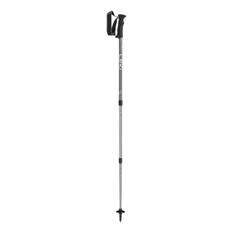 Leki Voyager Hiking Poles in Silver Grey/White-3