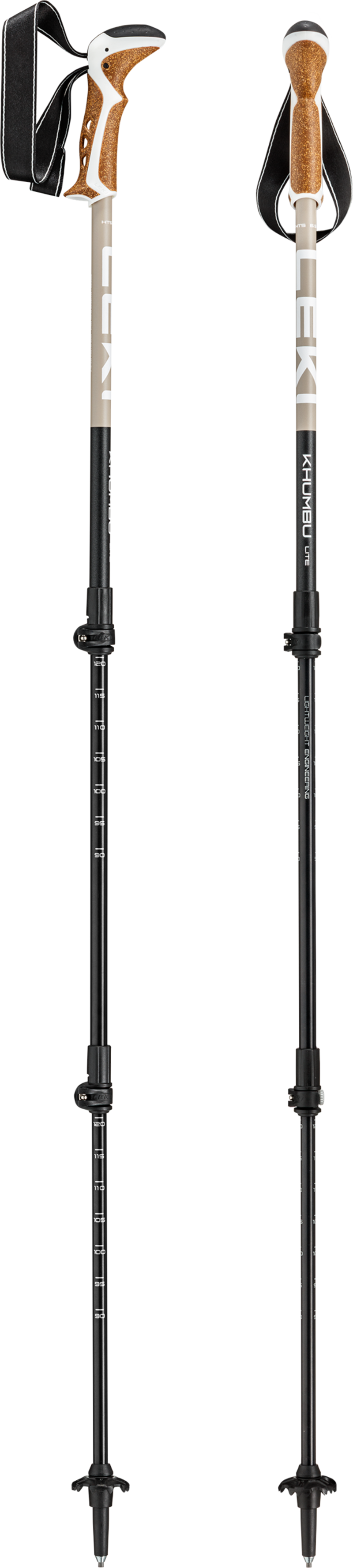 Leki Khumbu Lite Compact in Pale Clay Light/Black/White