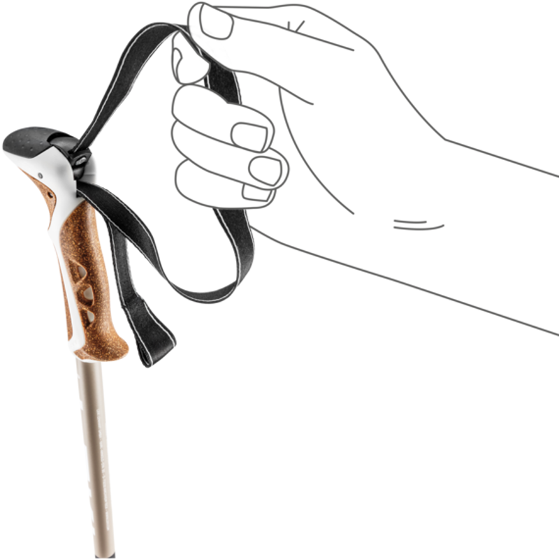 Leki Khumbu Lite Compact in Pale Clay Light/Black/White-4