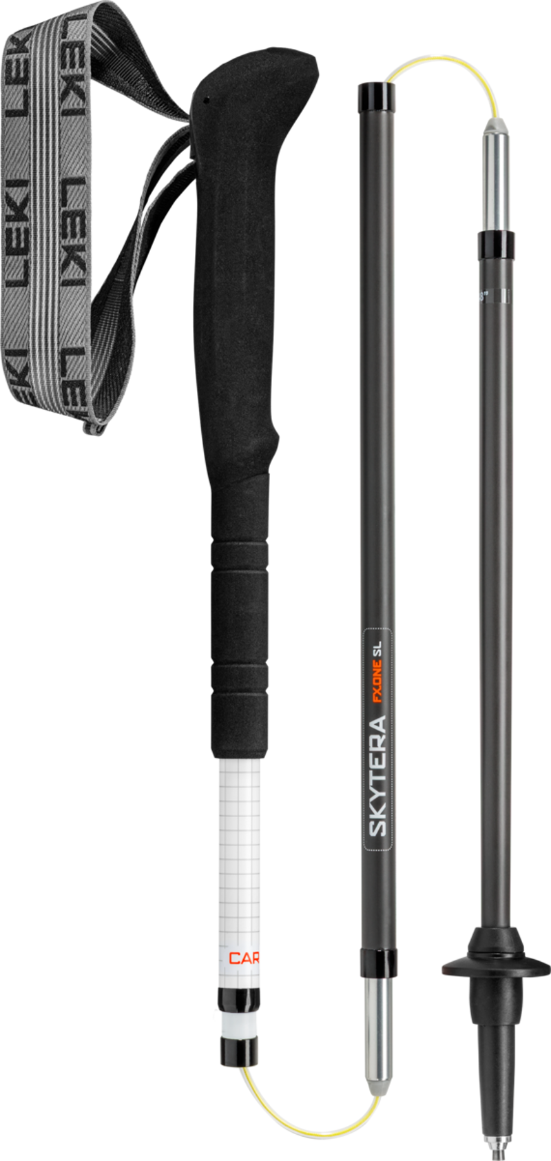 Leki Skytera FX Carbon SL Fixed in White/Black/Orange