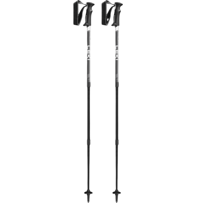 Leki Voyager Hiking Poles in Silver Grey/White-1