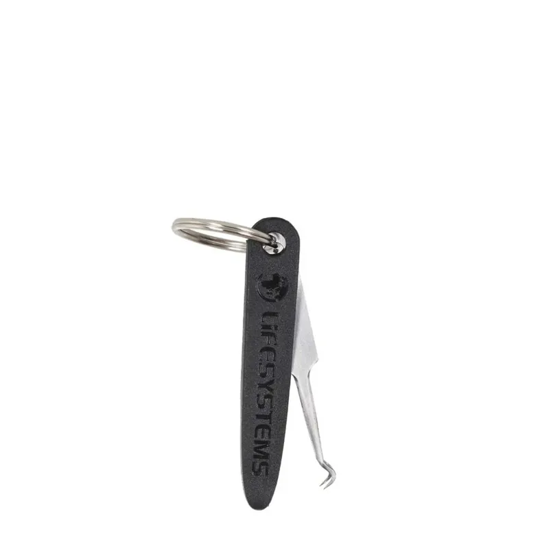 Lifesystems Compact Tick Tweezers in Black